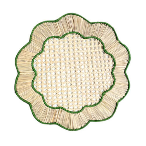 Daisy Green & Natural Placemat image 0