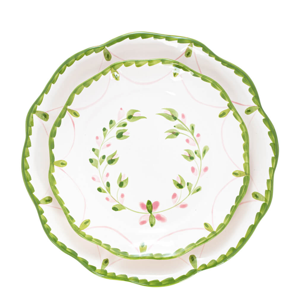 Sophie Pink & Green Floral Dinnerware Collection image 0