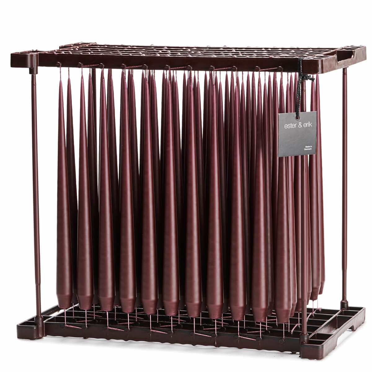 Ester & Erik AUBERGINE Tapered Candle (Matt 32cm - NO. 50) image 0