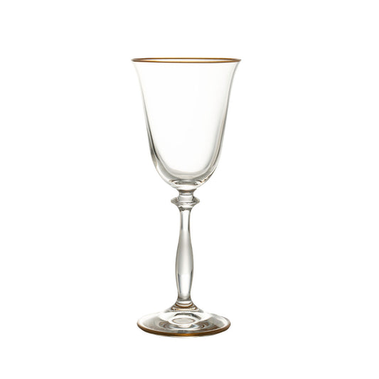 Santorini Clear Gold Rimmed Glassware image 1