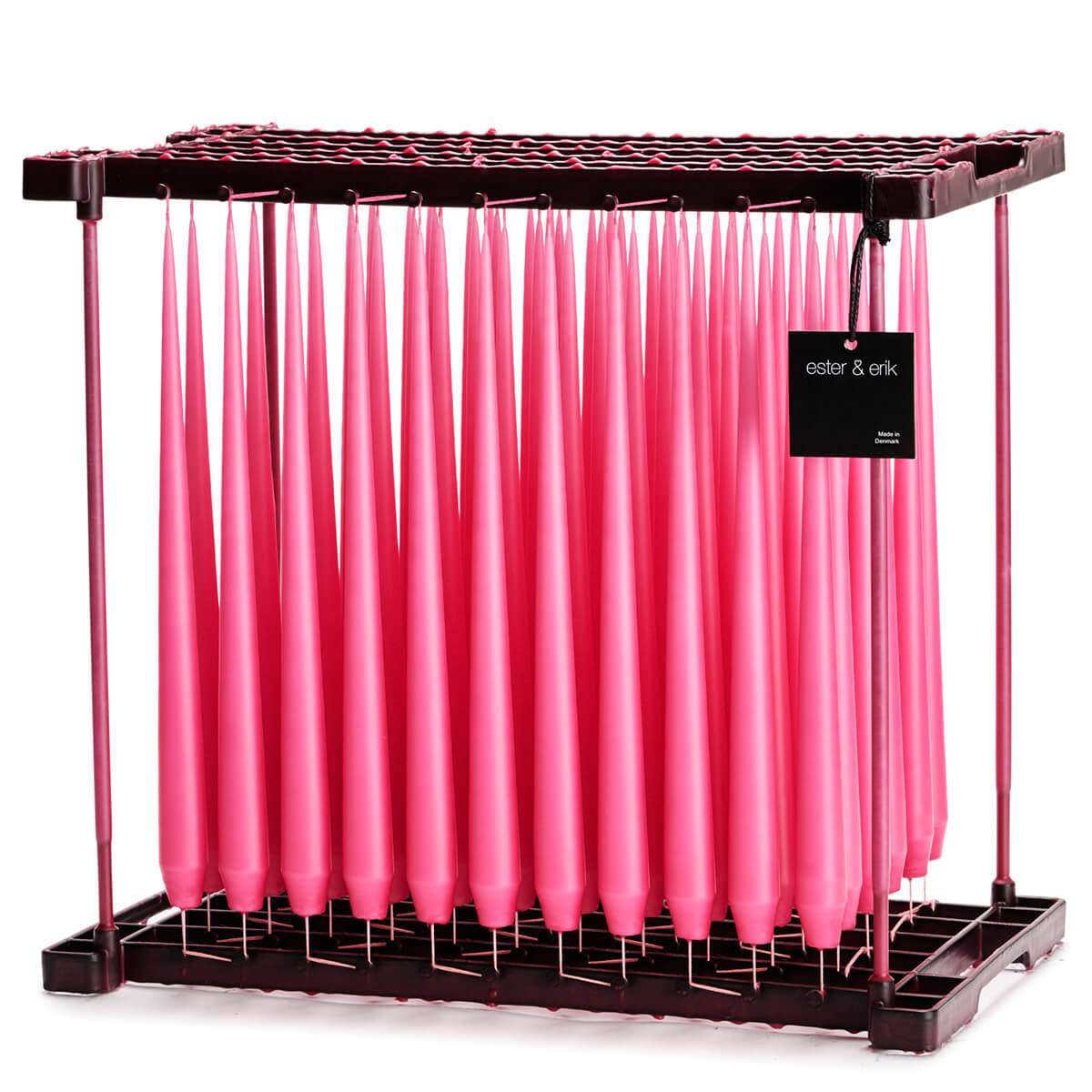 Ester & Erik CLEAR PINK Tapered Candle (Matt 32cm - NO. 41) image 0