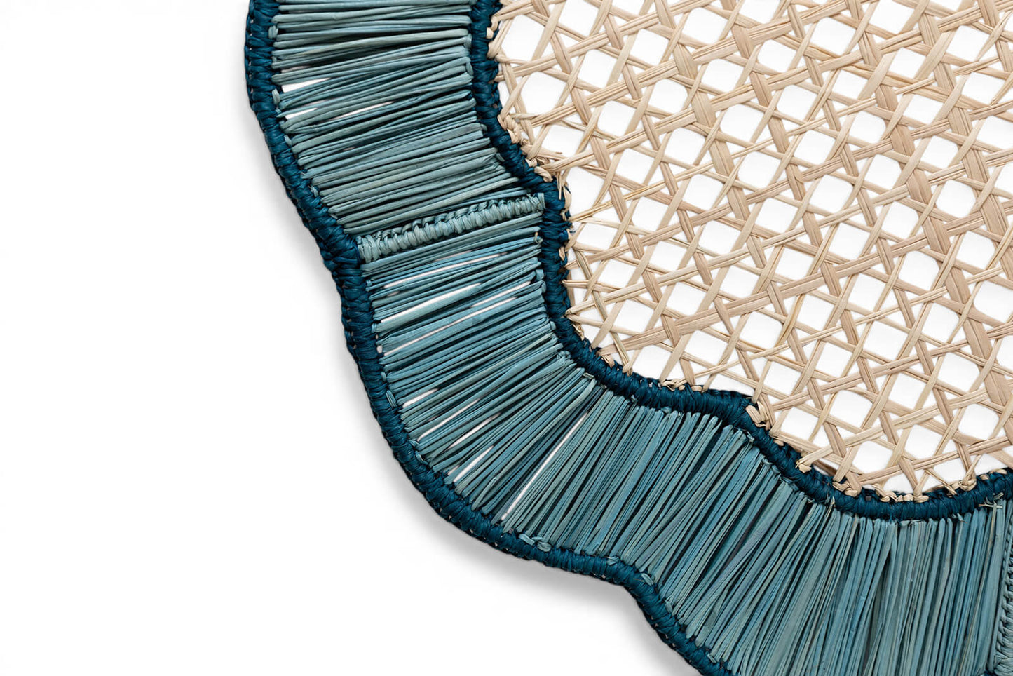 Daisy Sky Blue & Natural Placemat