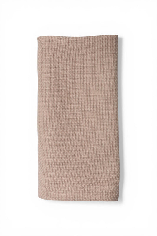 Heritage Weave Napkin in Blush