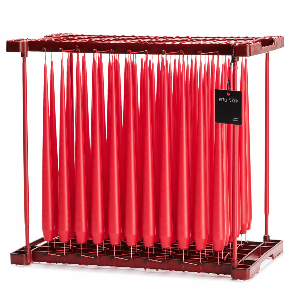Ester & Erik TRUE RED Tapered Candle (Matt 32cm - NO. 30) image 0