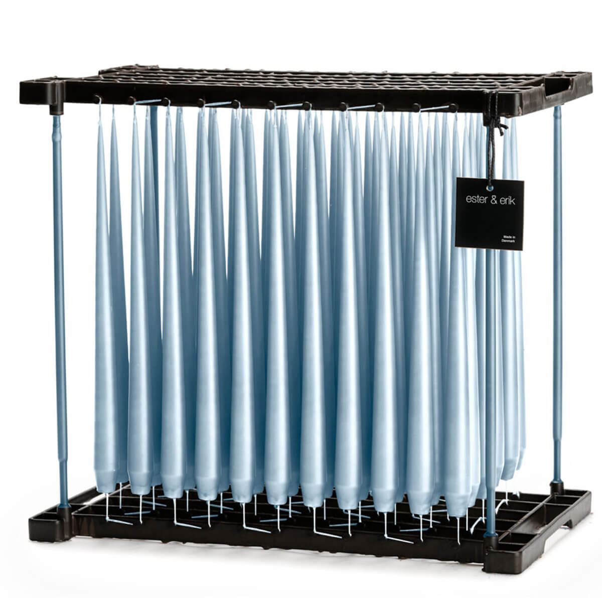 Ester & Erik DUSTY BLUE Matt Tapered Candle (Matt 32cm - NO. 83) image 0