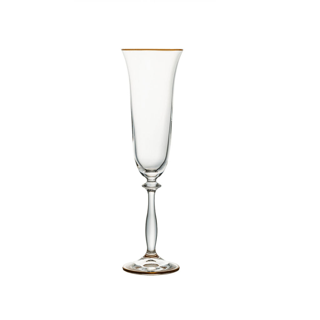 Santorini Clear Gold Rimmed Glassware image 5