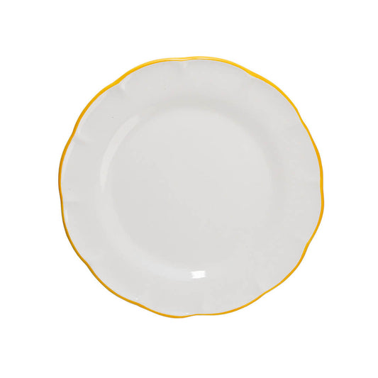 Yellow Rim Dinnerware Collection