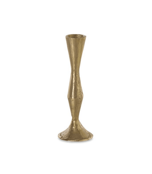 Nkuku Jahi Brass Candlestick - Large image 0