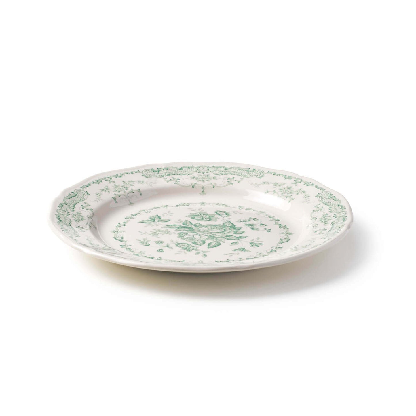 Green Rose Charger Plate image 3