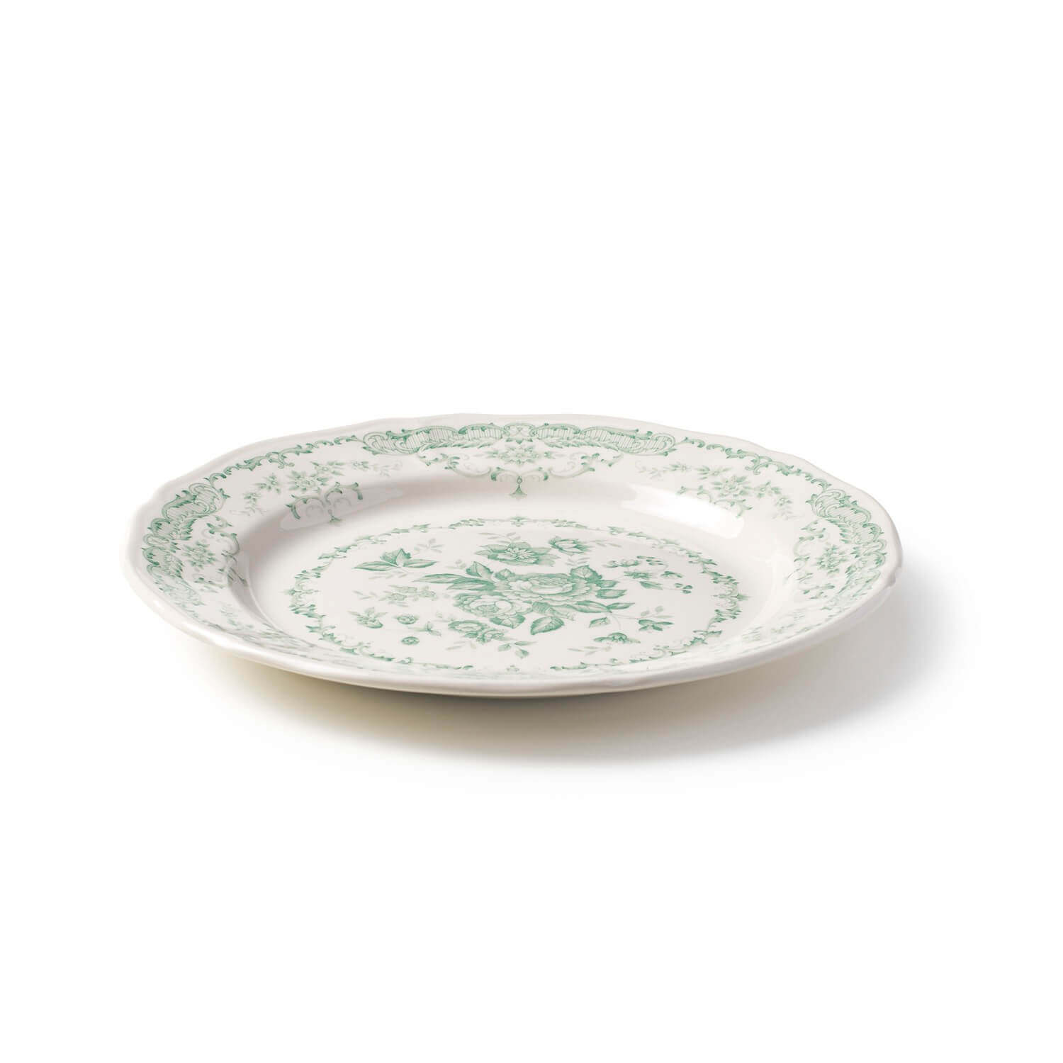 Green Rose Charger Plate image 3