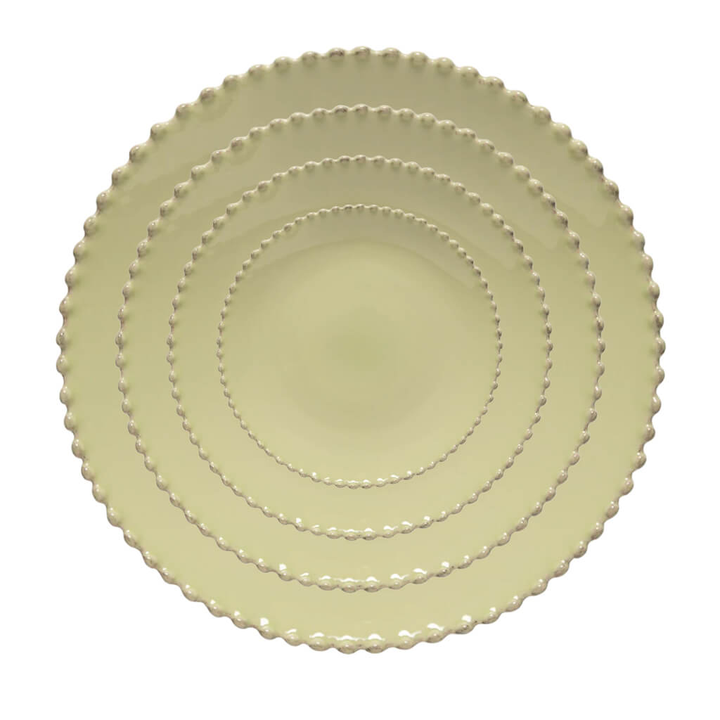 Pearl Beaded Pistachio Dinnerware Collection image 0