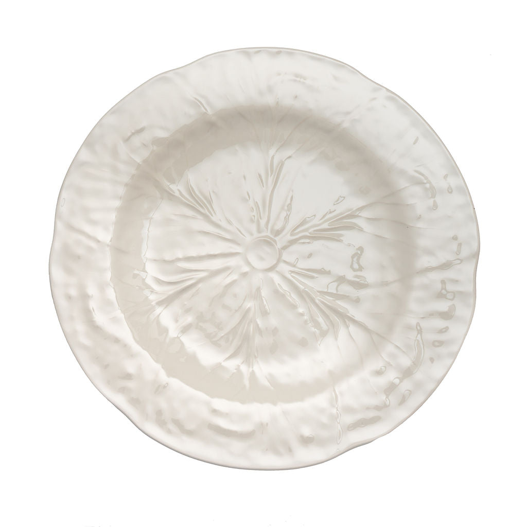 Cabbage Leaf White Charger Plate image 0