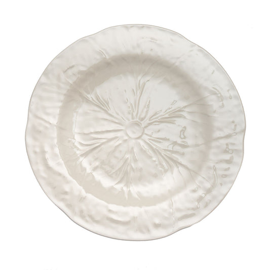 Cabbage Leaf White Charger Plate image 0