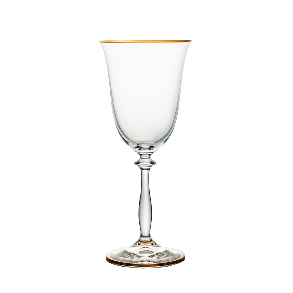 Santorini Clear Gold Rimmed Glassware image 4