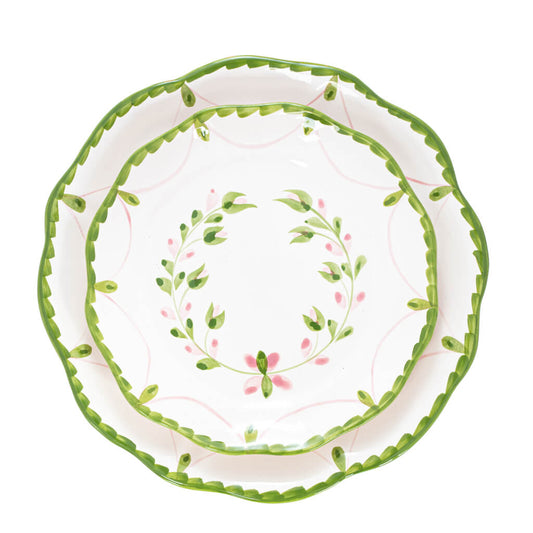Sophie Pink & Green Floral Dinnerware Collection image 0