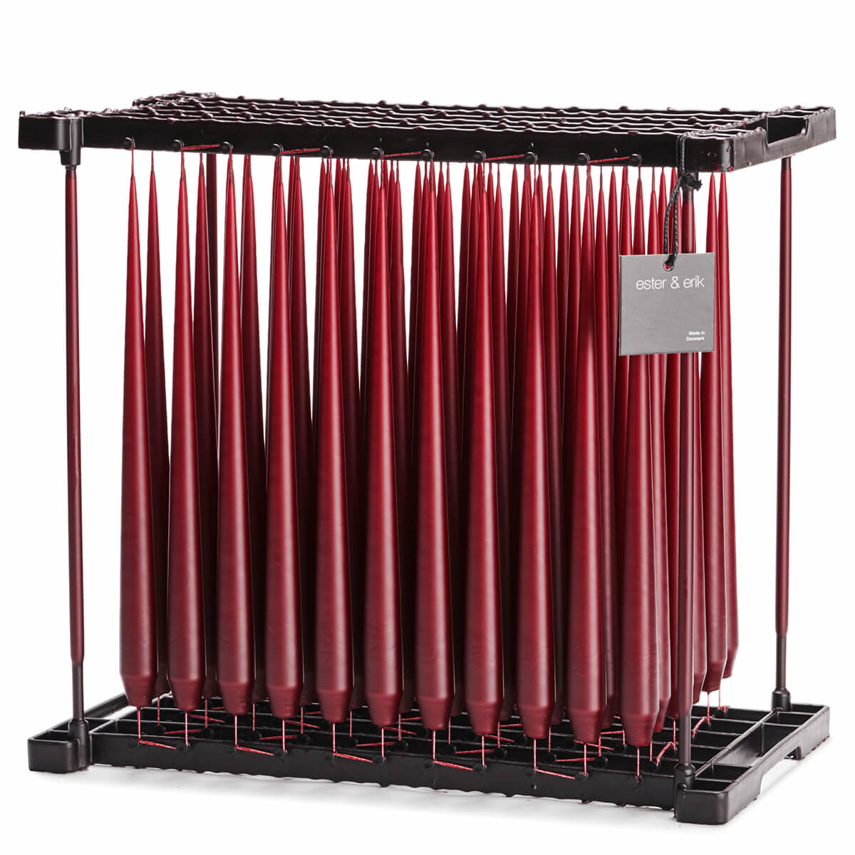 Ester & Erik DEEP WINE Tapered Candle (Matt 32cm - NO. 44/2) image 0