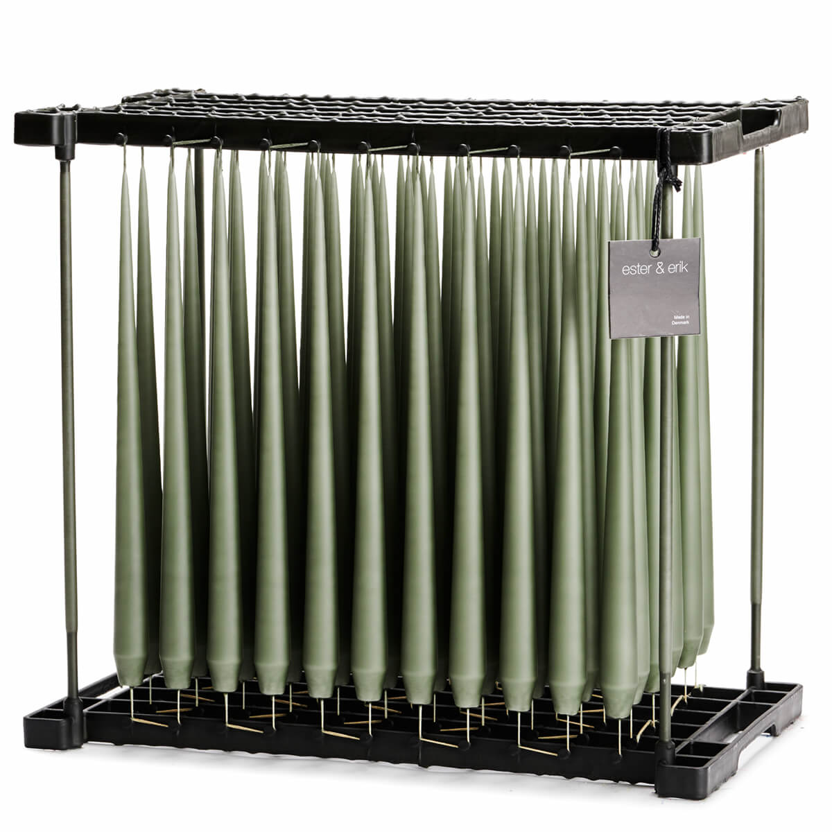 Ester & Erik GREEN SOIL Tapered Candle (Matt 32cm - NO. 70) image 0