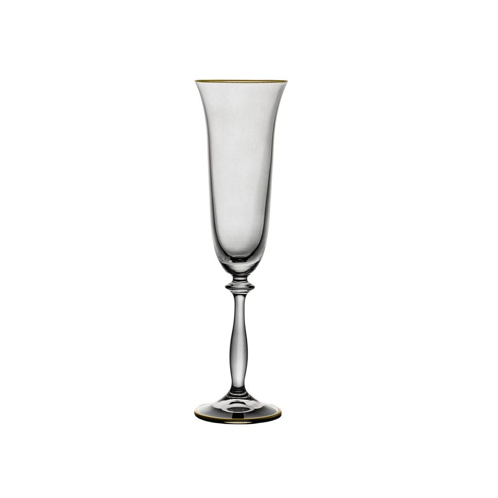 Santorini Smoke Gold Rimmed Glassware image 4