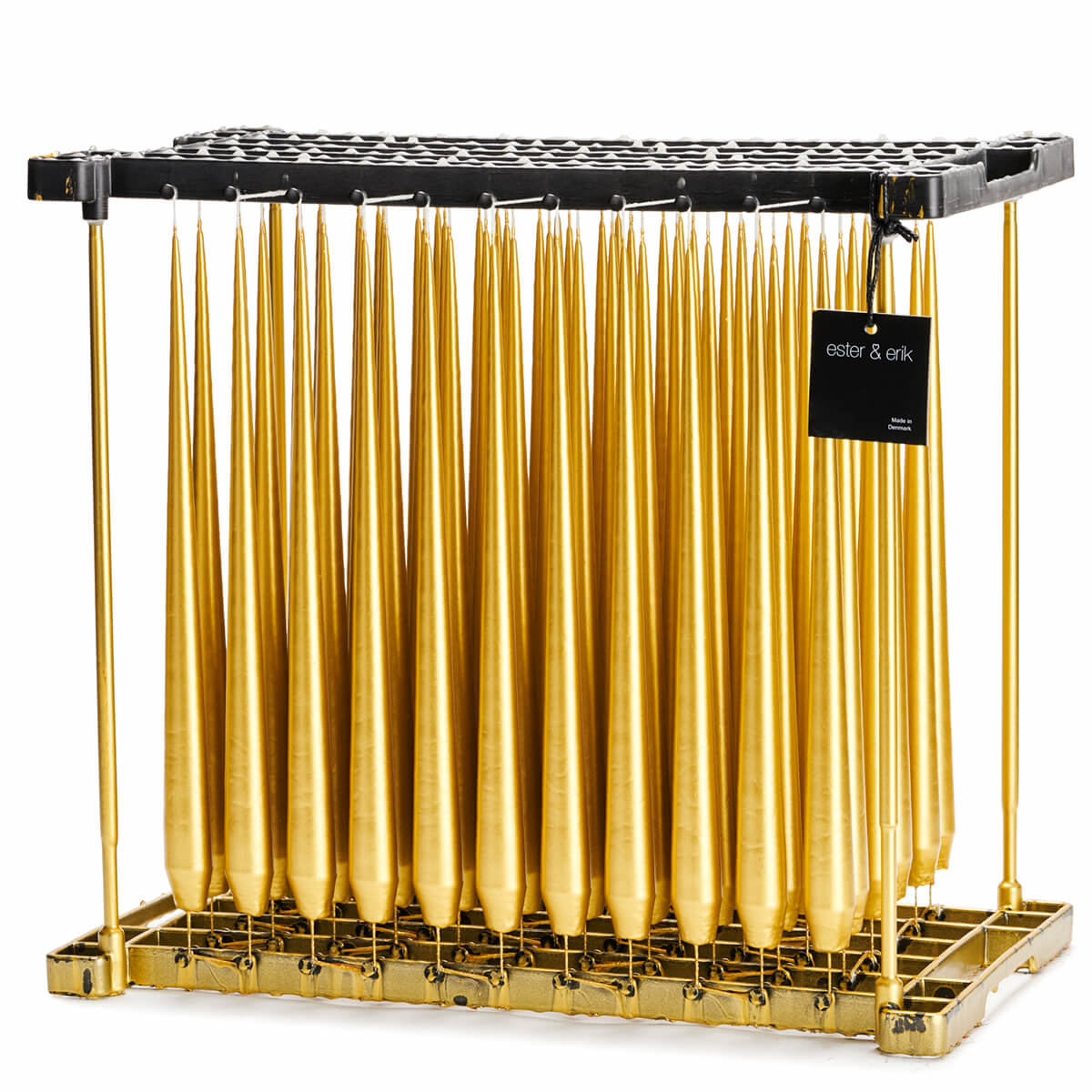 Ester & Erik GOLD METALLIC Tapered Candle (Matt 32cm - NO. 90) image 0