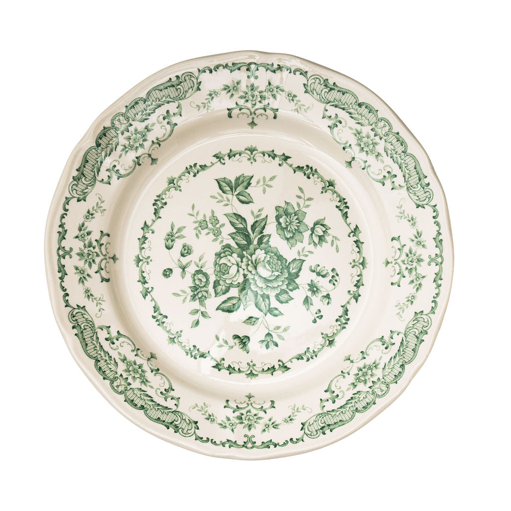 Green Rose Charger Plate image 0