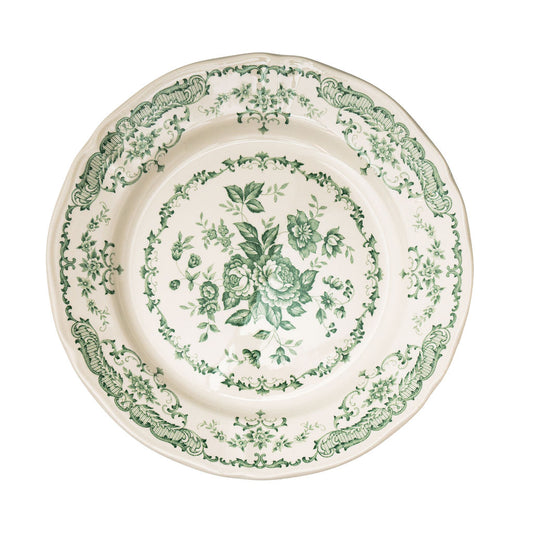 Green Rose Charger Plate image 0