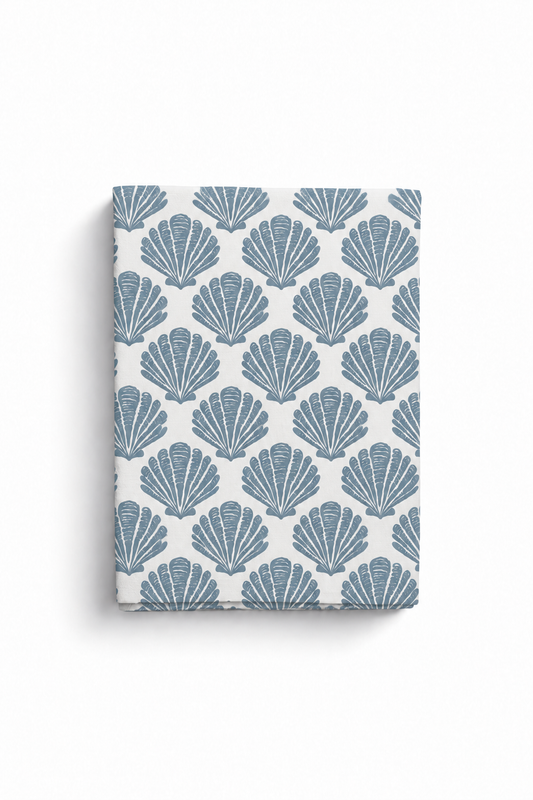 Blue Shell Print Tablecloth (New for 2027)