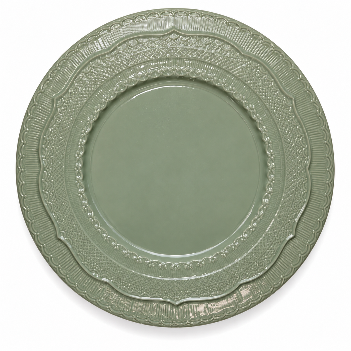 Fern Charger Plate
