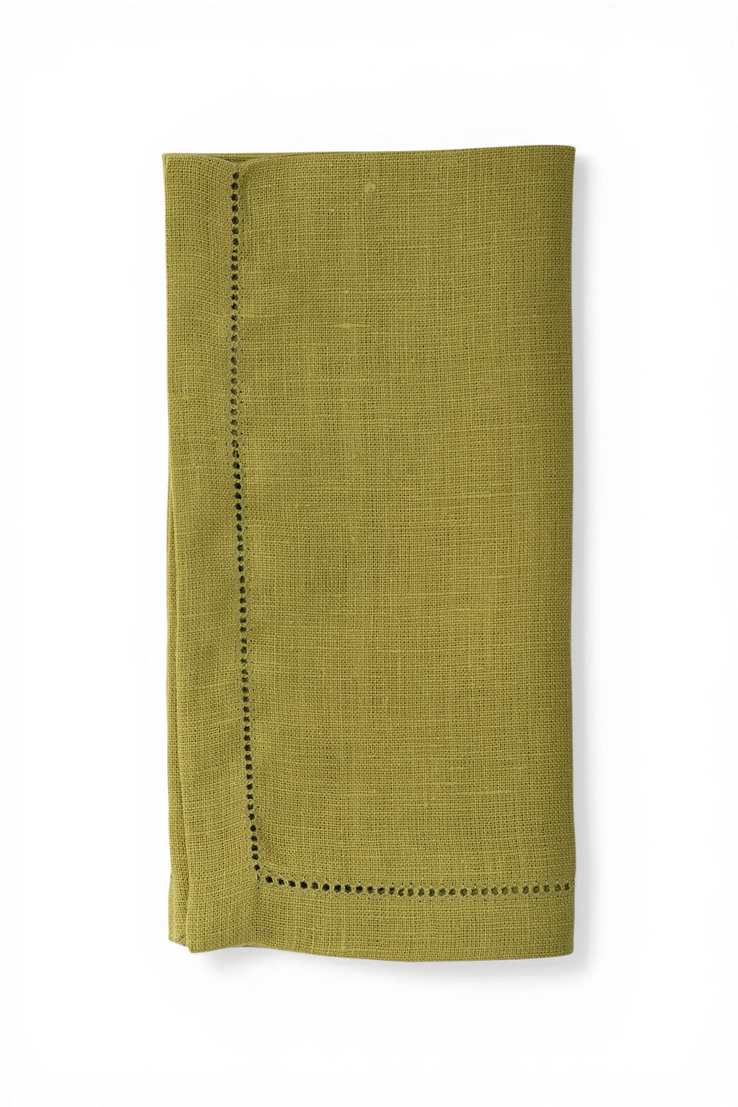 Hemstitch Edge Napkin in Chartreuse