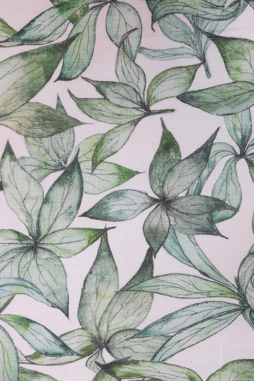 Hellebore Leaves Linen Napkin