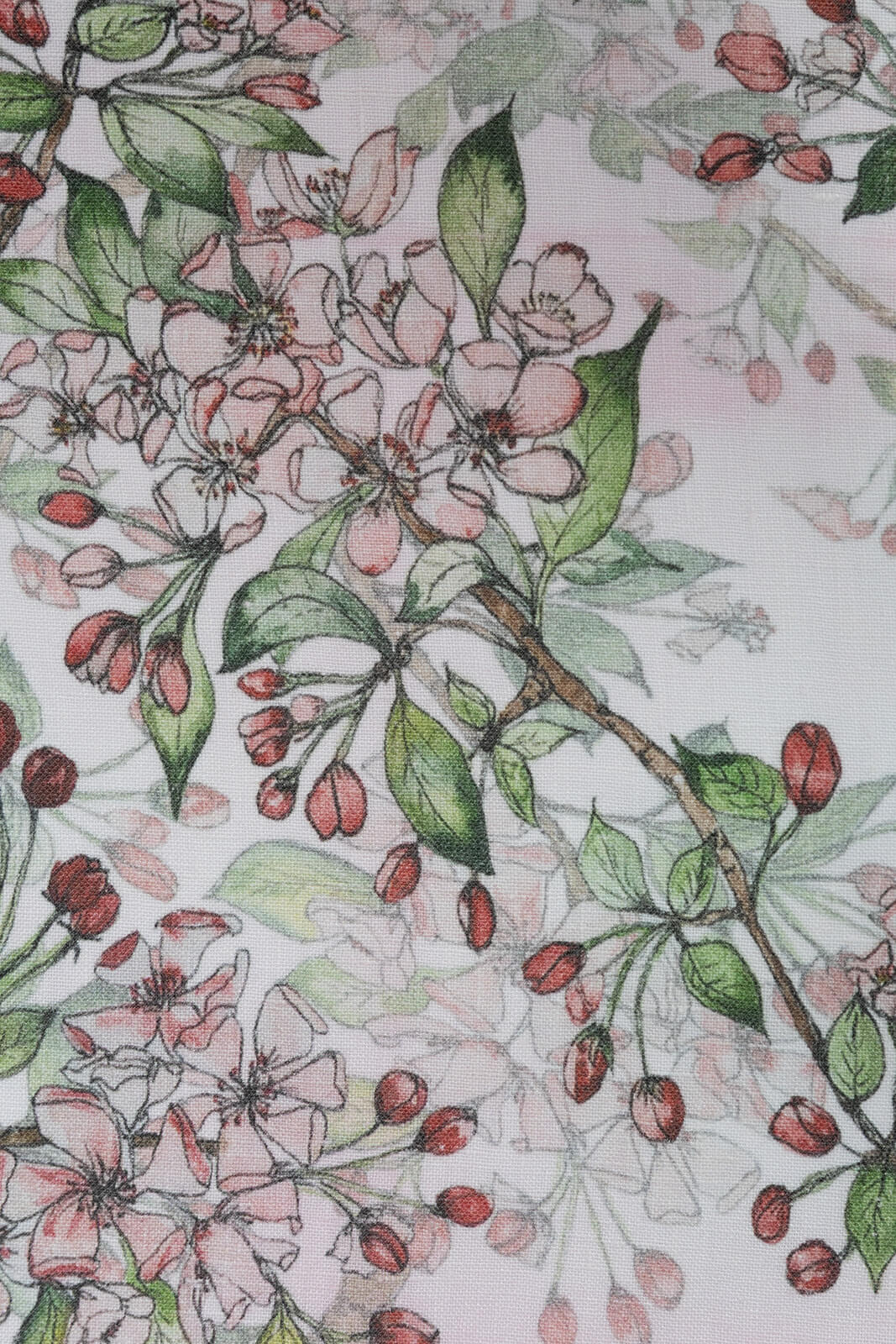 Cherry Blossom Linen Napkin