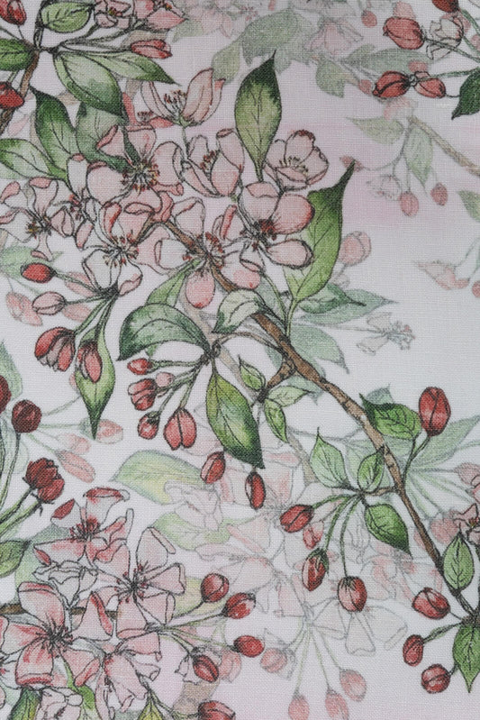 Cherry Blossom Linen Napkin