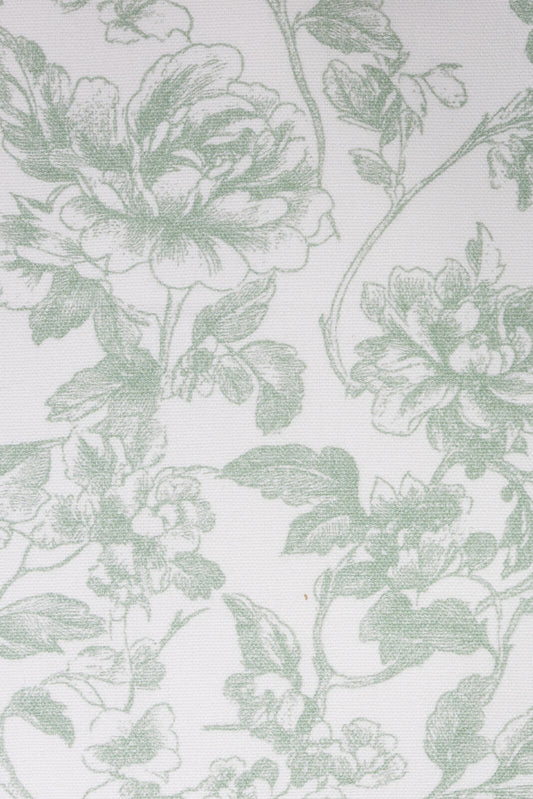 Green Antique Bloom Linen Napkin