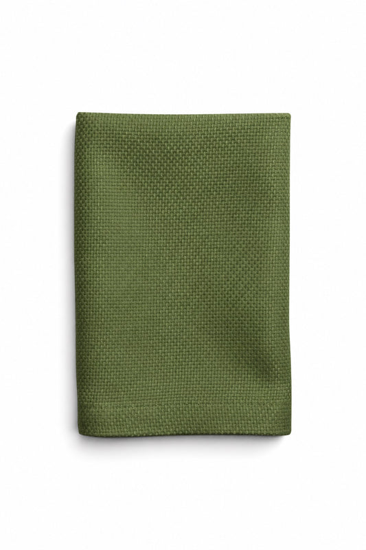 Heritage Weave Napkin in Muted Olive (New for 2027)