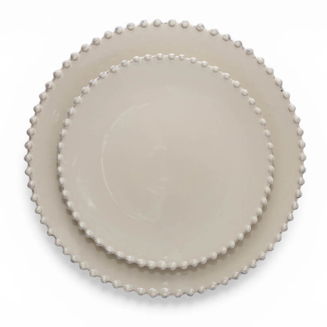Pearl Beaded Sand Dinnerware Collection