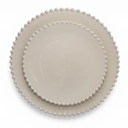 Pearl Beaded Sand Dinnerware Collection