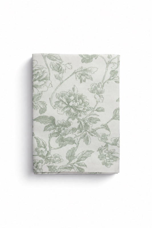 Green Antique Bloom Napkin