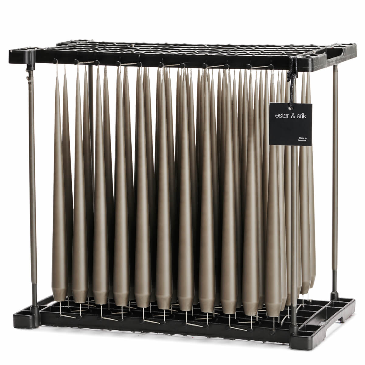 Ester & Erik CAVIAR Tapered Candle (Matt 32cm - NO. 77) image 0
