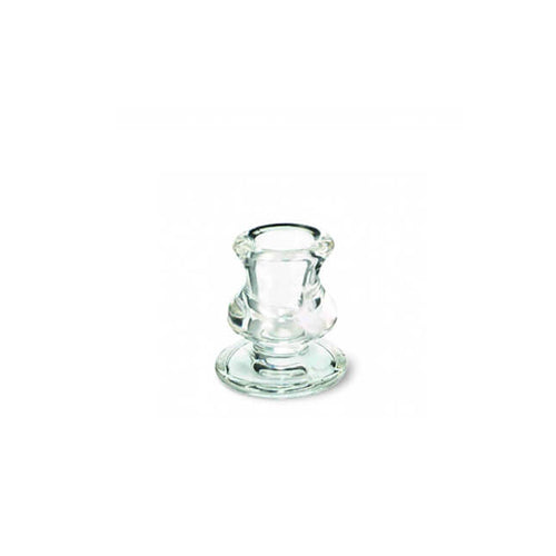 Small Glass Candlestick image 0