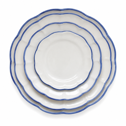 Blue Rim Dinnerware Collection