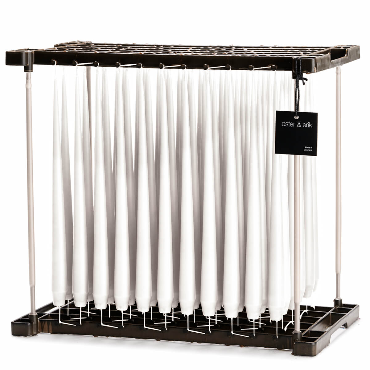 Ester & Erik WHITE ASH Tapered Candle (Matt 32cm - NO. 21) image 0