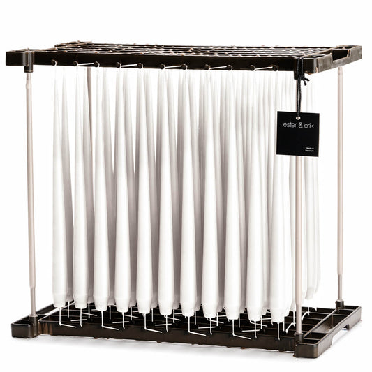 Ester & Erik WHITE ASH Tapered Candle (Matt 32cm - NO. 21) image 0