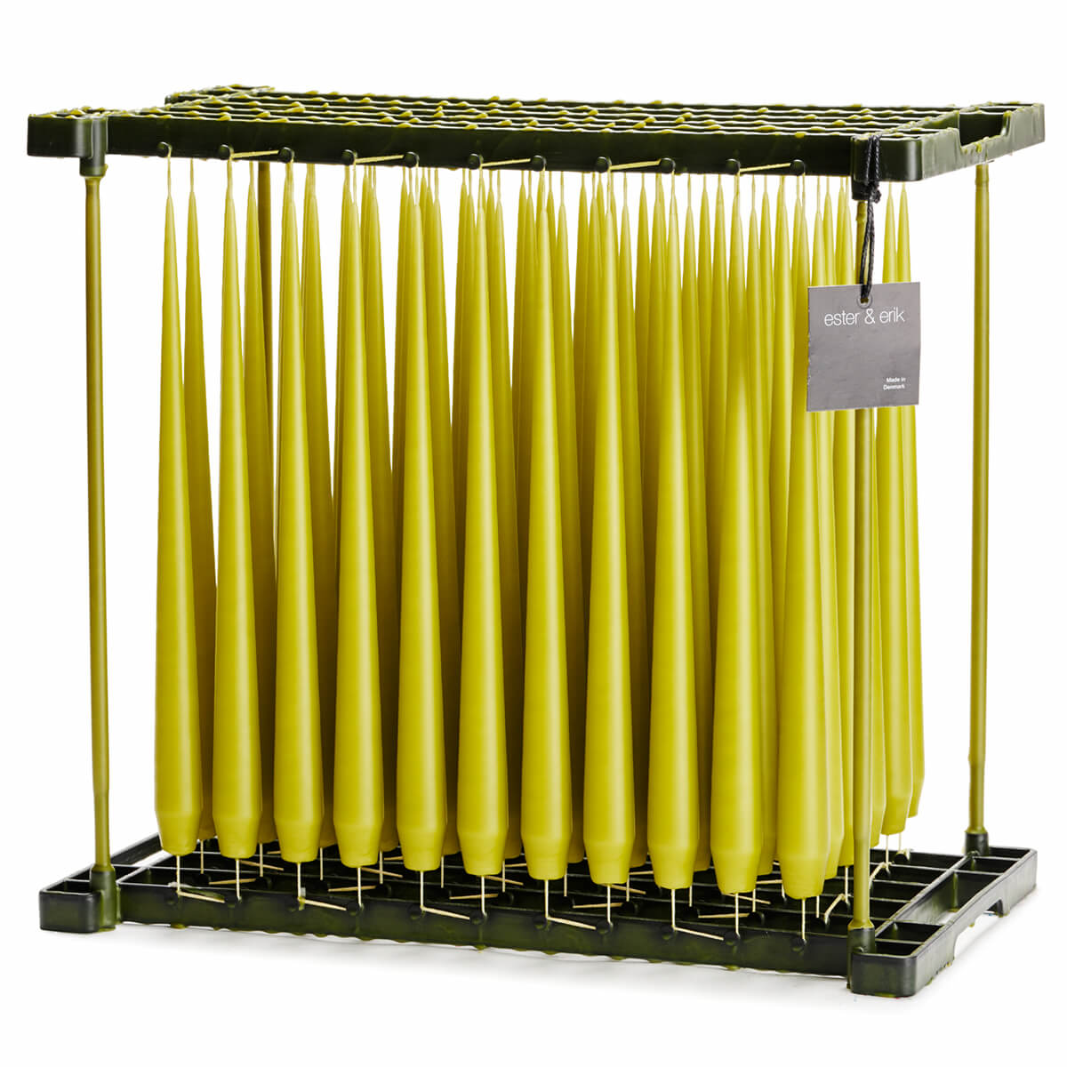 Ester & Erik PURE WASABI Tapered Candle (Matt 32cm - NO. 68/2) image 0