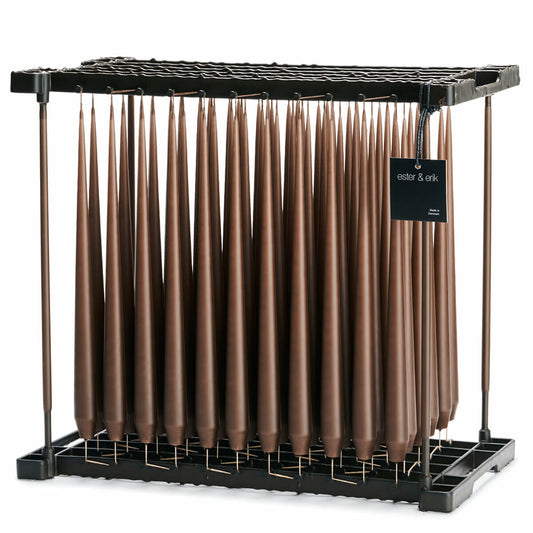 Ester & Erik HAZELNUT Tapered Candle (Matt 32cm - NO. 25) image 0
