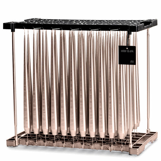Ester & Erik CHAMPAGNE METALLIC Tapered Candle (Matt 32cm - NO. 94) image 0
