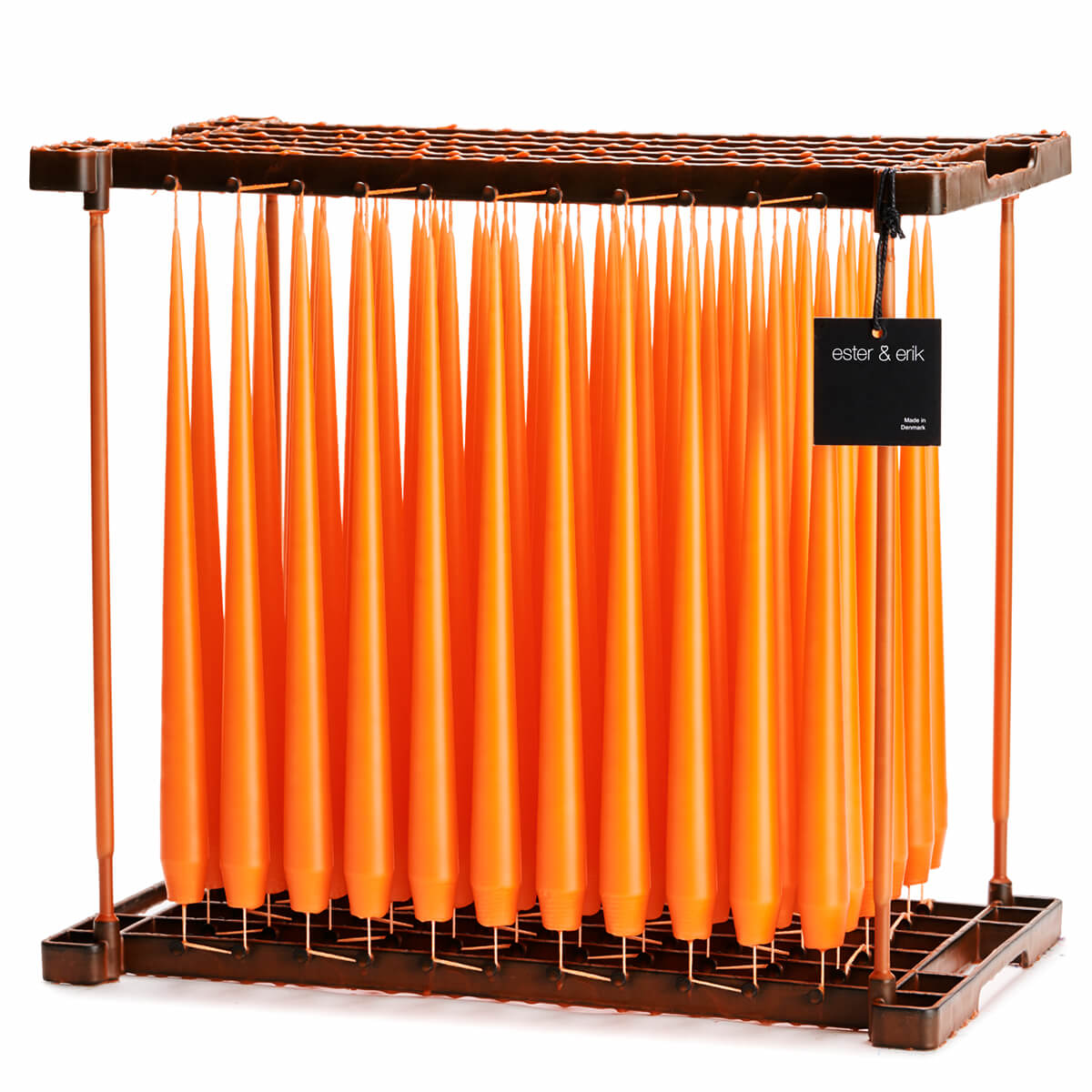 Ester & Erik MILD ORANGE Tapered Candle (Matt 32cm - NO. 16) image 0