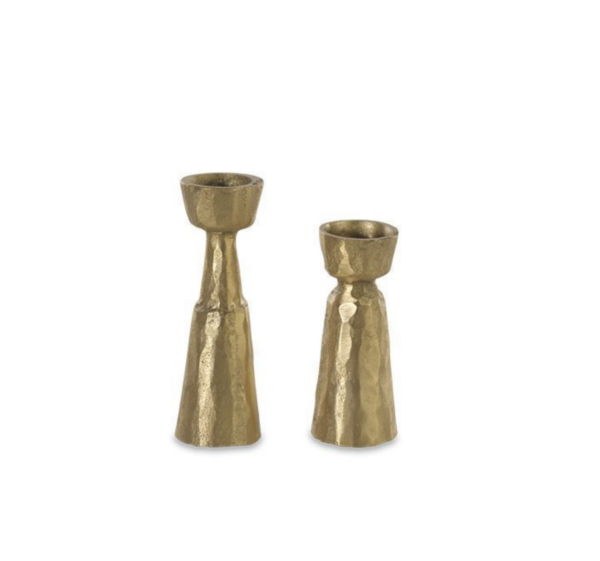 Jahi Brass Candlesticks to Hire from Luxe My Wedding