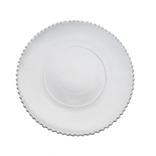 Pearl Beaded Charger Plate Dinnerware