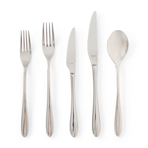 Solange Silver Cutlery Set hire