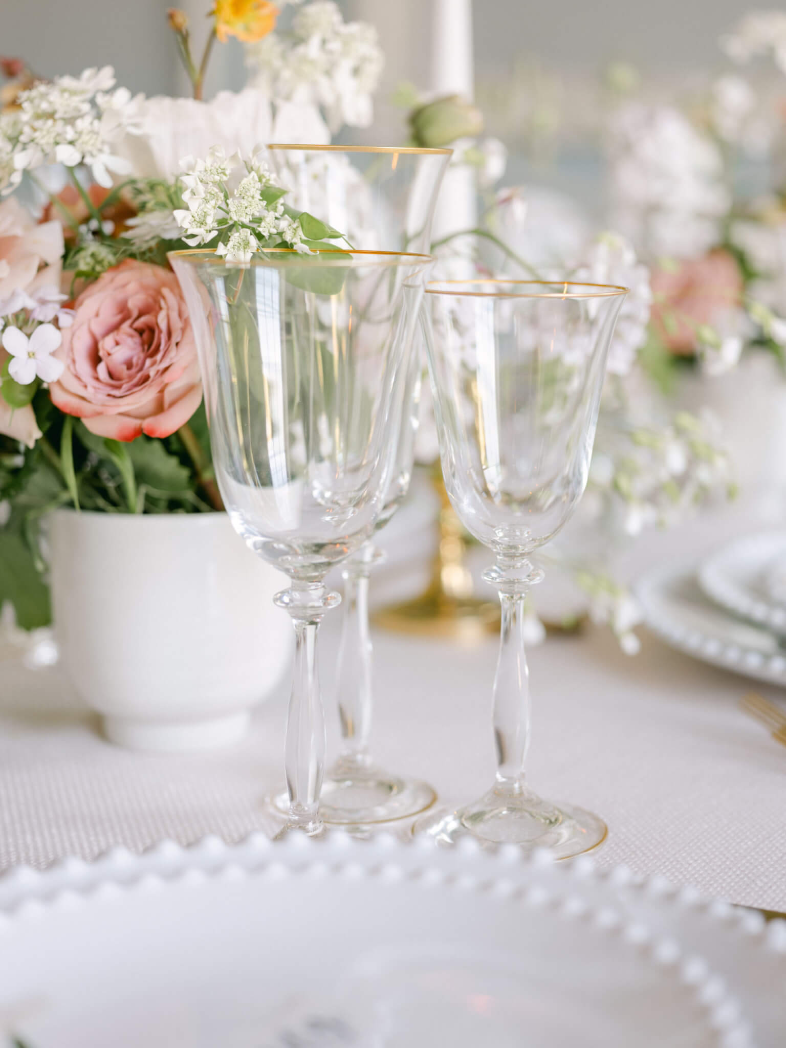 glassware wedding