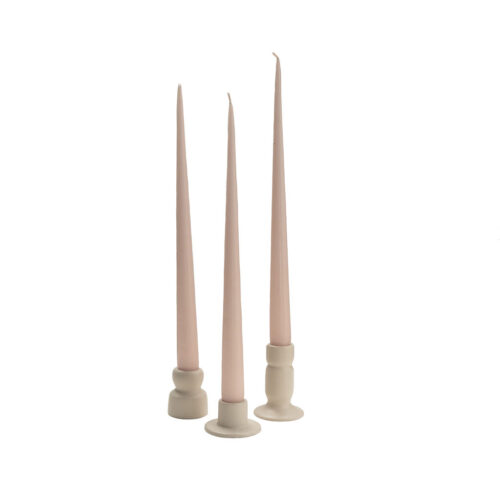 Gaia Candlestick trio with Candles